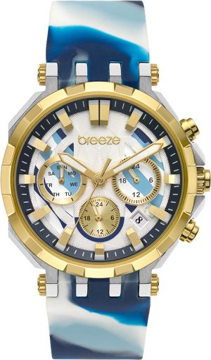 Γυναικείο ρολόι BREEZE FanC με μπλε λουρί σιλικόνης