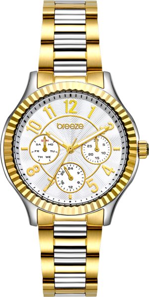 Γυναικείο ρολόι BREEZE Suprecious με δίχρωμο μπρασελέ