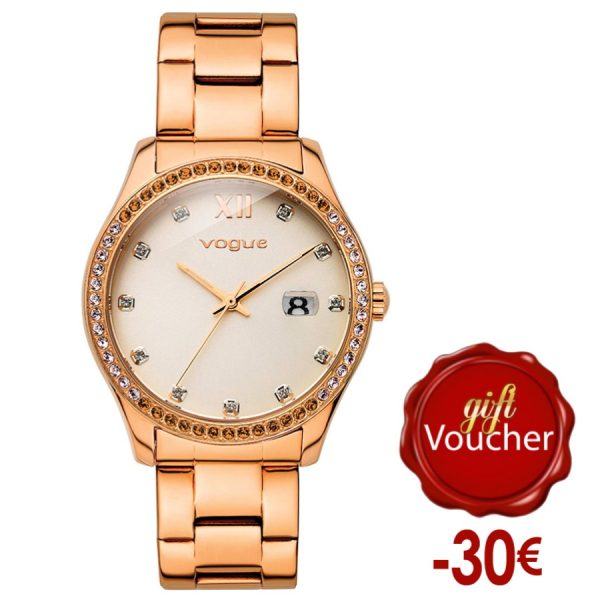 1161_geormas Γυναικείο ρολόι VOGUΕ Glam 81019.6 με μπρασελέ