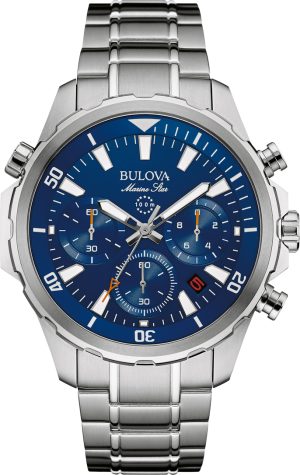 Ανδρικό ρολόι BULOVA Marine Star Chronograph με μπρασελέ