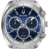 Ανδρικό ρολόι BULOVA Curv Collection Chronograph με μπρασελέ