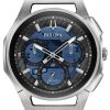 1426_geormas Αντρικό ρολόι BULOVA Curv Chronograph με μπρασελέ