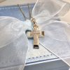 Ανδρικός σταυρός από κίτρινο & λευκό χρυσό Κ14