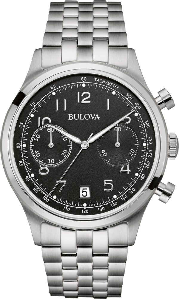 1433_geormas Ανδρικό ρολόι BULOVA Dress Vintage με μπρασελέ