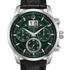 Ανδρικό ρολόι BULOVA Sutton Marine Star Collection με δερμάτινο μαύρο λουράκι
