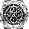 Ανδρικό ρολόι BULOVA Precisionist Chronograph 96G175 με μπρασελέ