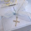 14421-1 Ανδρικός σταυρός από κίτρινο χρυσό Κ14