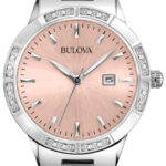 Γυναικείο ρολόι BULOVA Diamond Rosedale 96R175 με μπρασελέ