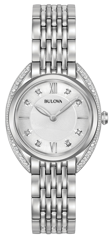 1449_geormas Γυναικείο ρολόι BULOVA Diamond Collection 96R212 με μπρασελέ