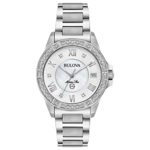 Γυναικείο ρολόι BULOVA Diamond Collection Marine Star με μπρασελέ