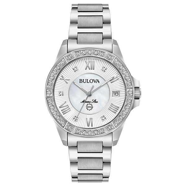 Γυναικείο ρολόι BULOVA Diamond Collection Marine Star με μπρασελέ