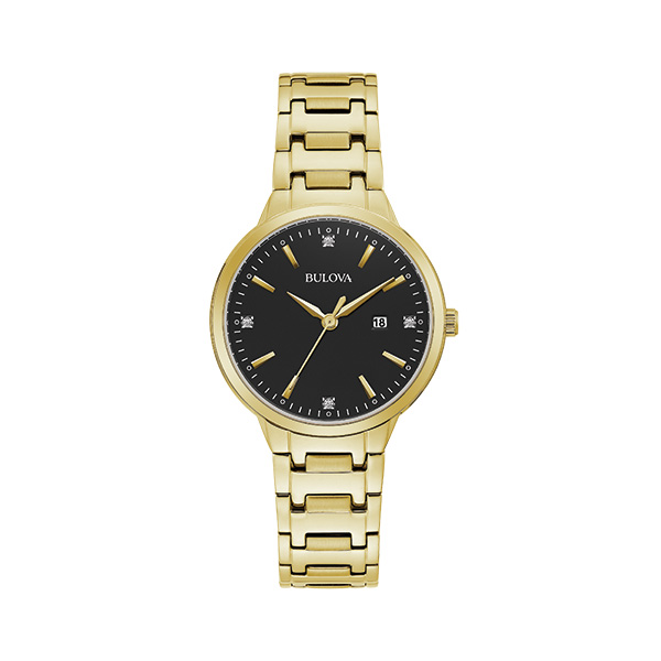 1485_geormas Γυναικείο ρολόι BULOVA 97P147 Diamond Collection με μπρασελέ