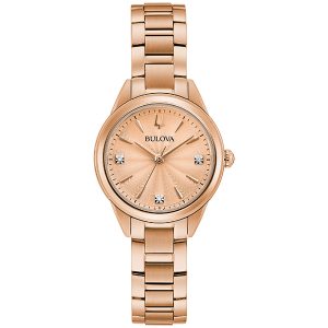 Γυναικείο ρολόι BULOVA Diamond Collection Sutton με μπρασελέ