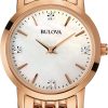 Γυναικείο ρολόι BULOVA Diamond Collection 97S106 με μπρασελέ