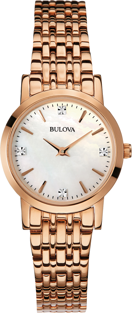 Γυναικείο ρολόι BULOVA Diamond Collection 97S106 με μπρασελέ