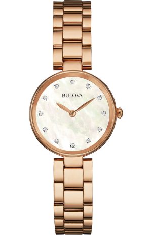 Γυναικείο ρολόι BULOVA Diamond 97S111 με μπρασελέ