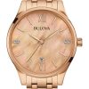 Γυναικείο ρολόι BULOVA Diamond Collection 97S113 με μπρασελέ