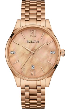 Γυναικείο ρολόι BULOVA Diamond Collection 97S113 με μπρασελέ