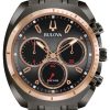 1515_geormas Ανδρικό ρολόι BULOVA Curv Collection Chronograph 98A158 με μπρασελέ
