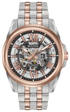 Ανδρικό ρολόι BULOVA Self-Winding Mechanical 98A166 με μπρασελέ