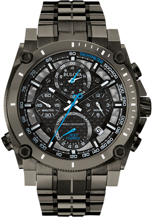 Ανδρικό ρολόι BULOVA Precisionist Chronograph με μπρασελέ