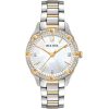 Γυναικείο ρολόι BULOVA Diamond Collection Sutton με μπρασελέ δίχρωμο