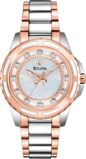 Γυναικείο ρολόι BULOVA Diamond 98S134 με μπρασελέ