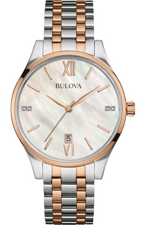 Γυναικείο ρολόι BULOVA Diamond Collection 98S150 με μπρασελέ