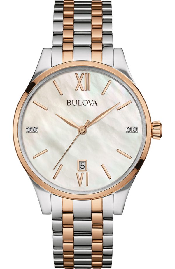 Γυναικείο ρολόι BULOVA Diamond Collection 98S150 με μπρασελέ
