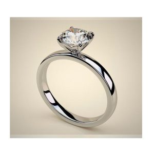 Μονόπετρο δαχτυλίδι DIAMONDJOOLS από λευκό χρυσό Κ18 με διαμάντι