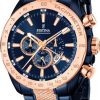 Ανδρικό ρολόι FESTINA F16886/1 Chronograph με μπρασελέ δίχρωμο