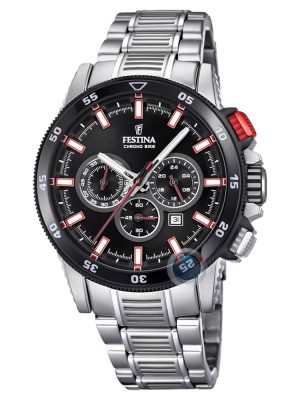 Ανδρικό ρολόι FESTINA  Chronograph με μπρασελέ