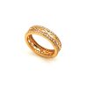 Γυναικείο δαχτυλίδι APM R15082OX σε ασήμι 925 με φλοιό ροζ χρυσού & λευκά ζιργκόν