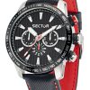 Ανδρικό ρολόι SECTOR Racing 850 R3251575008 με μαύρο δερμάτινο λουρί