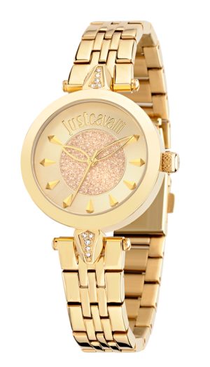 1980_geormas Γυναικείο ρολόι JUST CAVALLI Just Florence R7253149501 με μπρασελέ