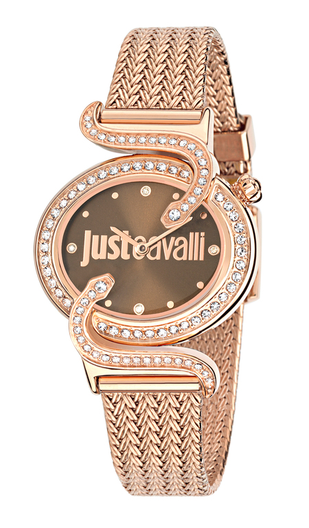 1988_geormas Γυναικείο ρολόι JUST CAVALLI Sin R7253591506 με μπρασελέ