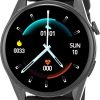 20211004143149_3guys_3gw4641_45mm_mayro Unisex ρολόι 3GUYS Smartwatch με μαύρο λουρί σιλικόνης