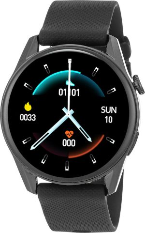 20211004143149_3guys_3gw4641_45mm_mayro Unisex ρολόι 3GUYS Smartwatch με μαύρο λουρί σιλικόνης
