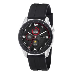 Ρολόι 3Guys 3GW4653 45mm Smartwatch με Παλμογράφο (Ασημί)