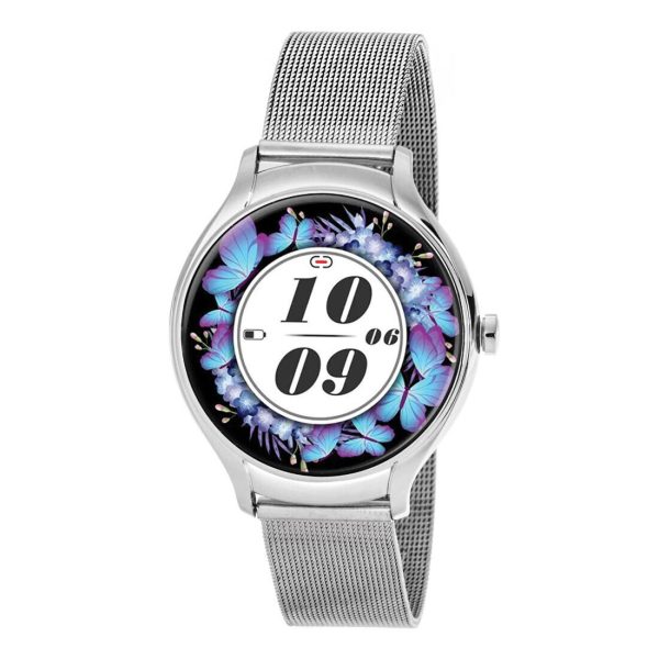 Ρολόι 3Guys 3GW5133 40mm Smartwatch με Παλμογράφο (Ασημί)
