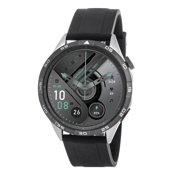 Ρολόι Smartwatch 3GUYS 47mm με λουρί σιλικόνης