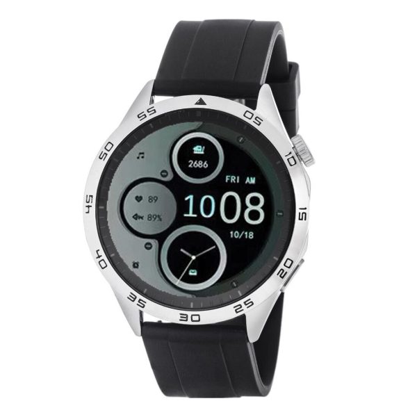 Ρολόι Smartwatch 3GUYS 47mm με λουρί σιλικόνης