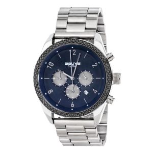 20250122103254_3guys_roloi_chronografos_mpatarias_me_asimi_metalliko_mprasele_3g25021 Ανδρικό ρολόι 3GUYS Chronograph με μπρασελέ