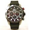 Ανδρικό ρολόι SLAZENGER Chronograph με μαύρο δερμάτινο λουρί