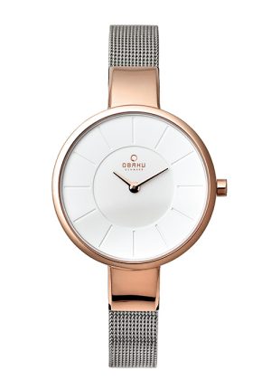 Γυναικείο ρολόι OBAKU Sol Rose Bl με μπρασελέ
