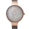 Γυναικείο ρολόι OBAKU Sky Granite με μπρασελέ,δίχρωμο