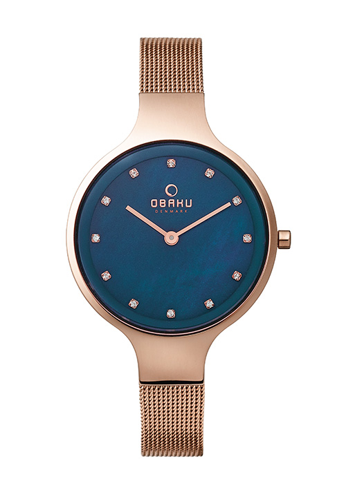 Γυναικείο ρολόι OBAKU Sky Azure με μπρασελέ