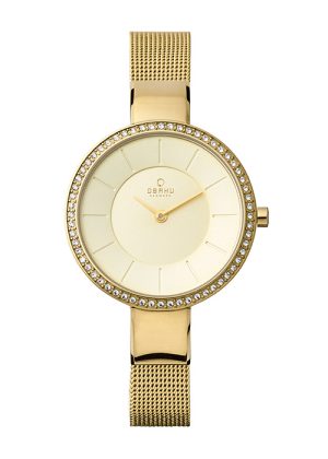 Γυναικείο ρολόι OBAKU Sol Glimt με μπρασελέ