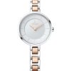 2118_geormas Γυναικείο ρολόι OBAKU Vind Peach με μπρασελέ δίχρωμο