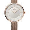 2122_geormas Watch OBAKU Sand Rose Watch OBAKU Spire Azure with mesh bracelet
